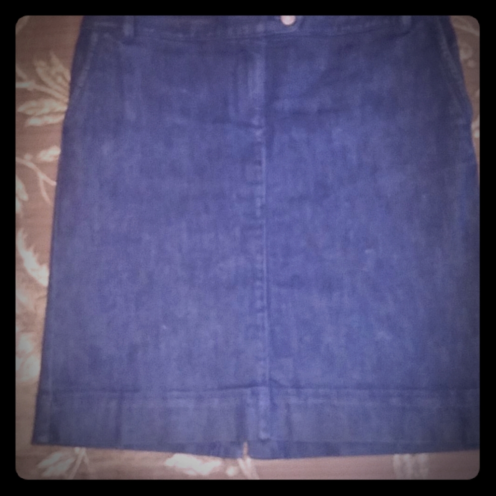 Blue jean skirt